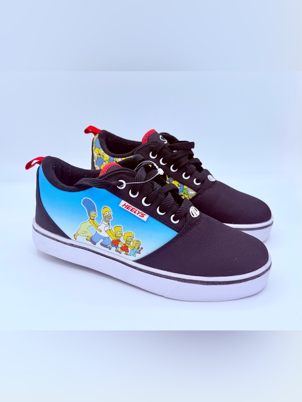Heelys x The Simpsons Pro 20 Youth Roller Shoes Black Blue Size 6Y EU 38